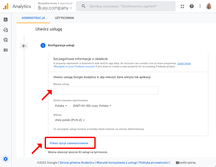 universal analytics konfiguracja